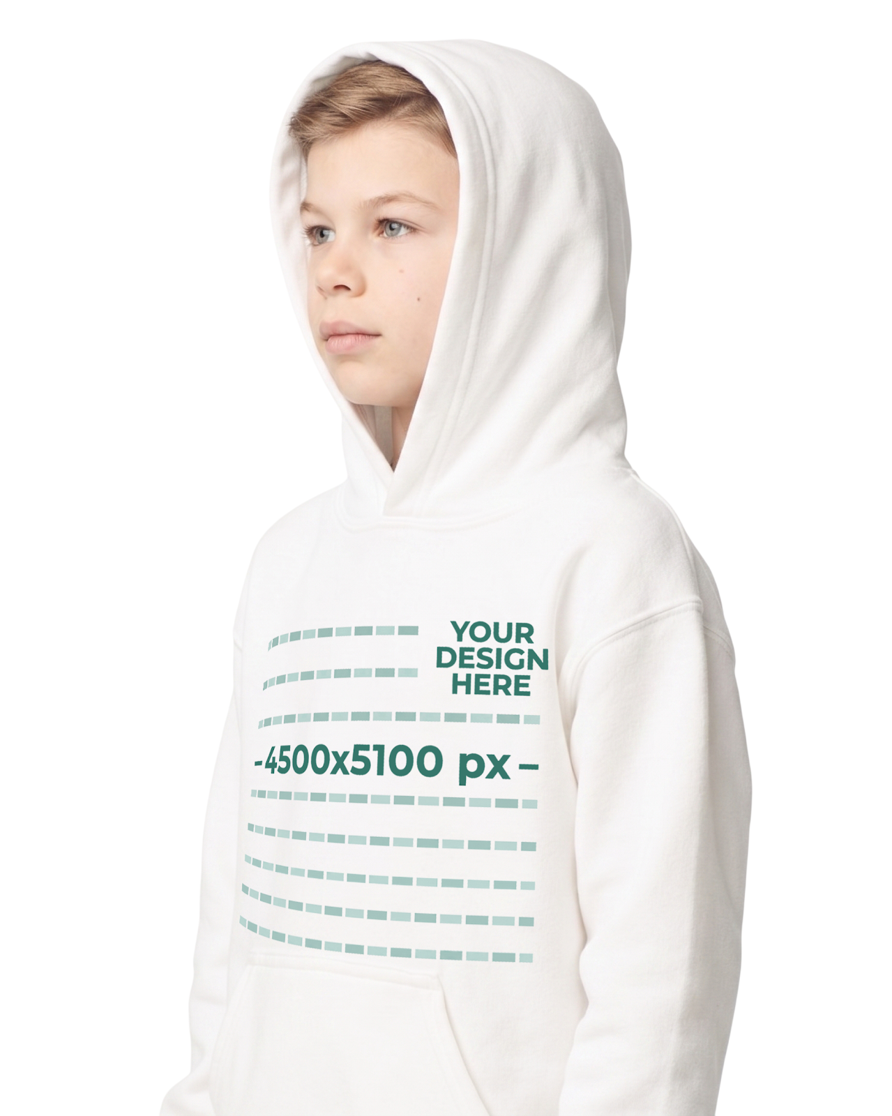 Gildan 18500B (US) - Youth Heavy Blend Hooded Sweatshirt (DTG)