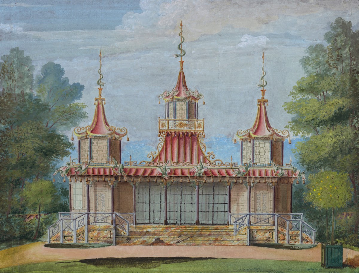 The Fishing Temple Virginia Water England ca 1825