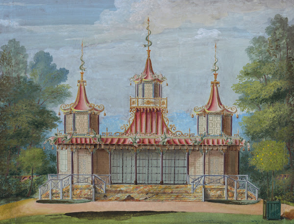 The Fishing Temple Virginia Water England ca 1825