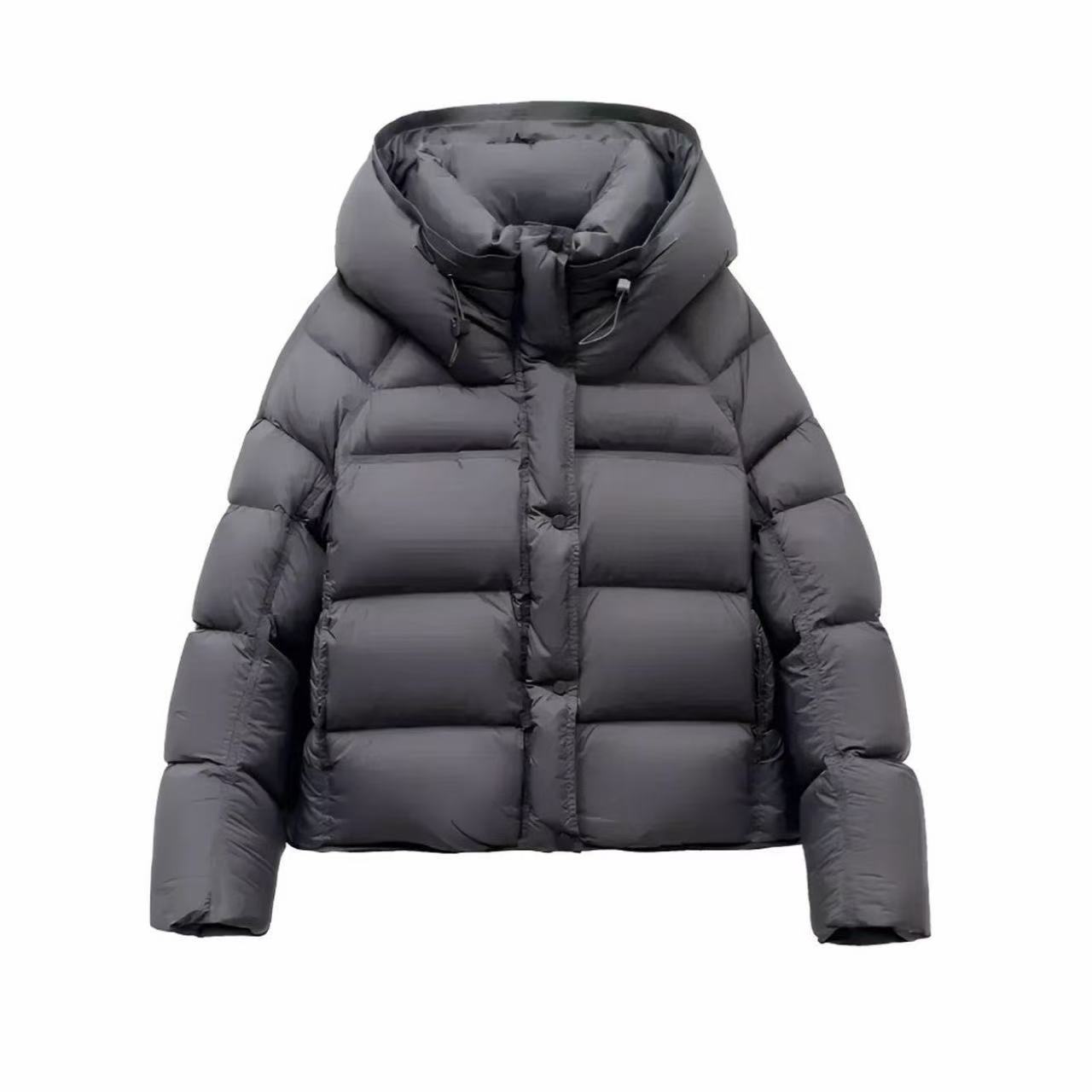 Short women's puffer jacket in Korean style
