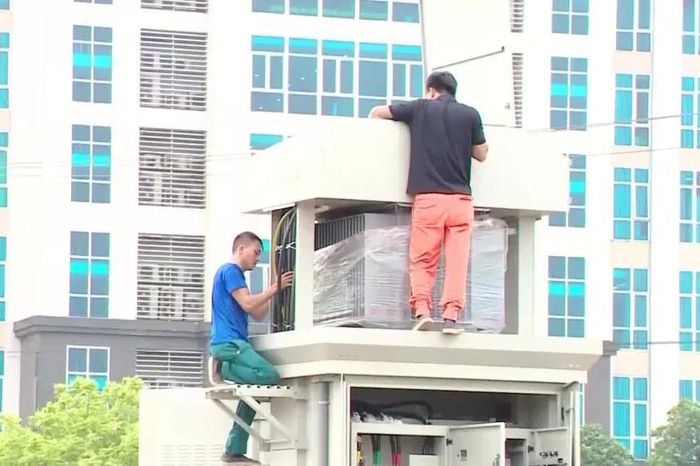 Đồng loạt chạy thử 15 trạm bơm chống ngập khẩn cấp - Đài Phát thanh và truyền hình Hà Nội