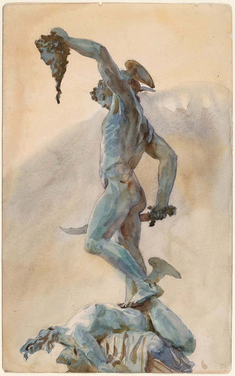 Sketch of Cellinis Perseus