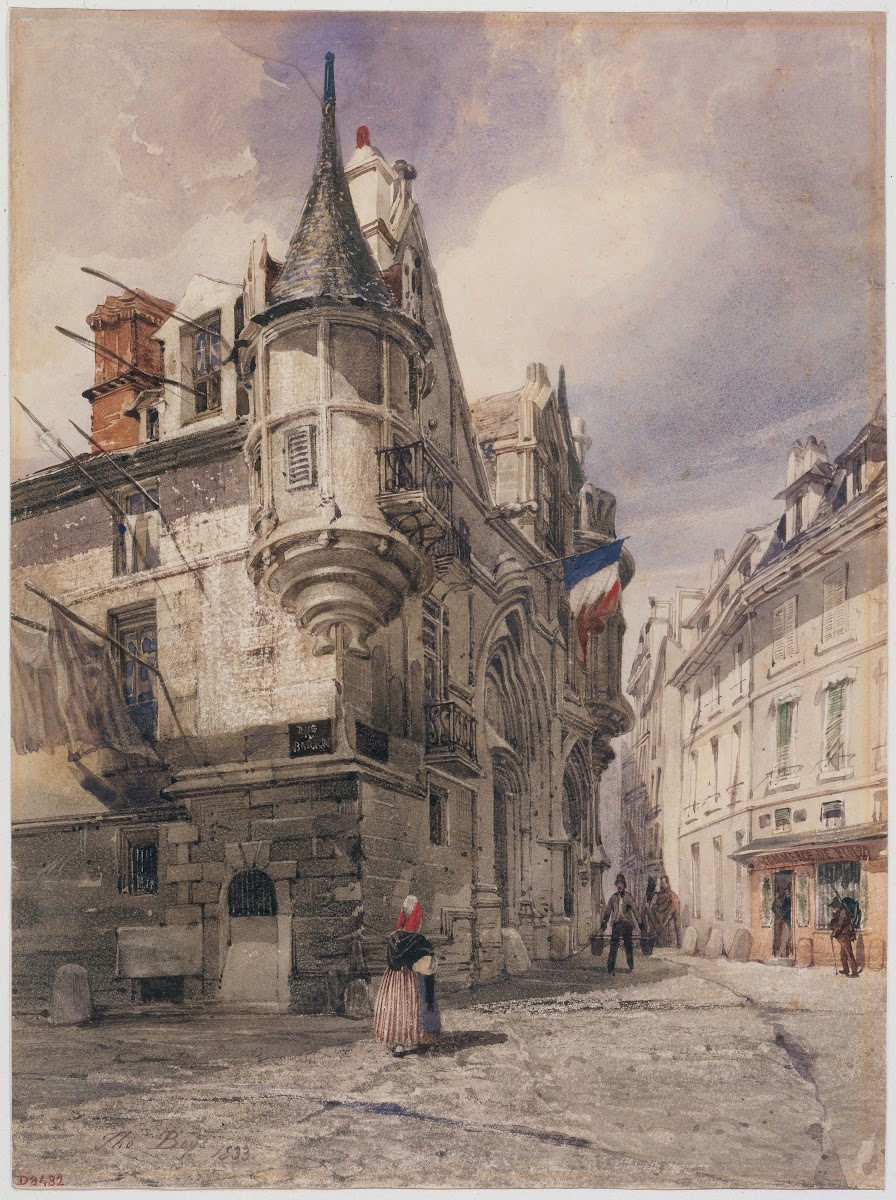 LHôtel de Sens rue du Figuier 1833