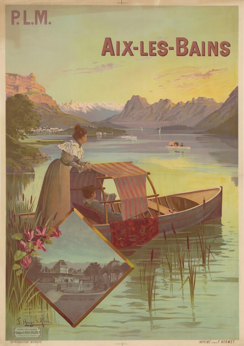 P L M Aix les Bains 1897