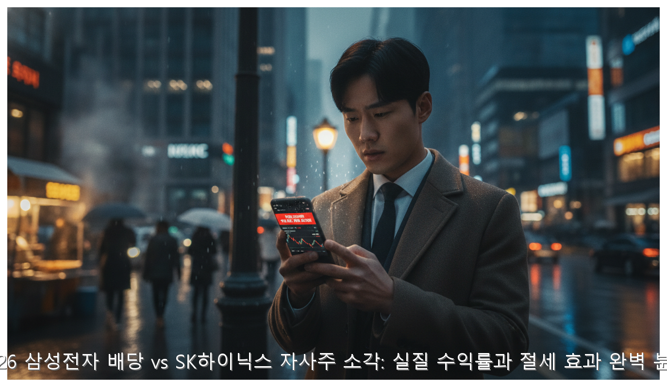 2026 삼성전자 배당 vs SK하이닉스 자사주 소각: 실질 수익률과 절세 효과 완벽 분석 핵심 안내 및 분석 인포그래픽 (8)