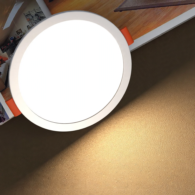 LED recessed light, ultra-slim, 6–15 W