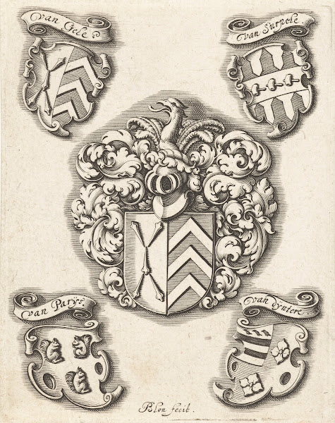 Wapenschilden van de familie Van Gele 1611 1625