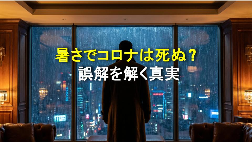 暑さでコロナは死ぬ？ 誤解を解く真実