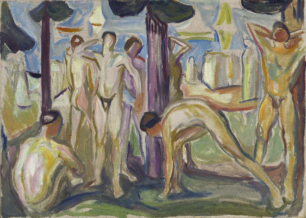 Naked Men in Landscape 192330