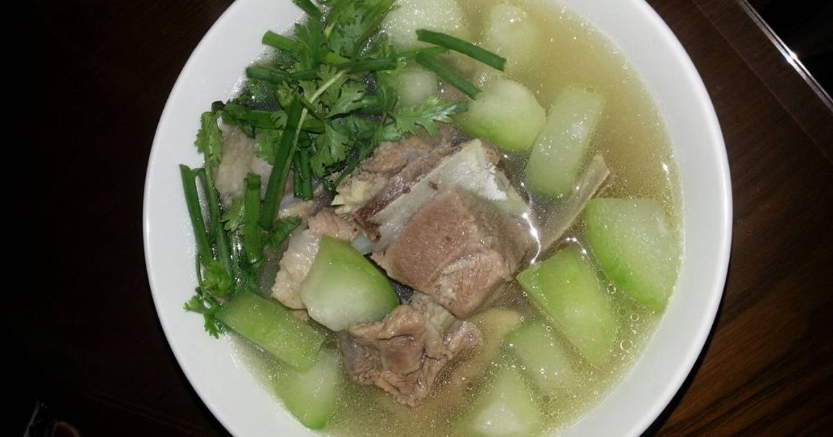 Canh bí xương bí đao
