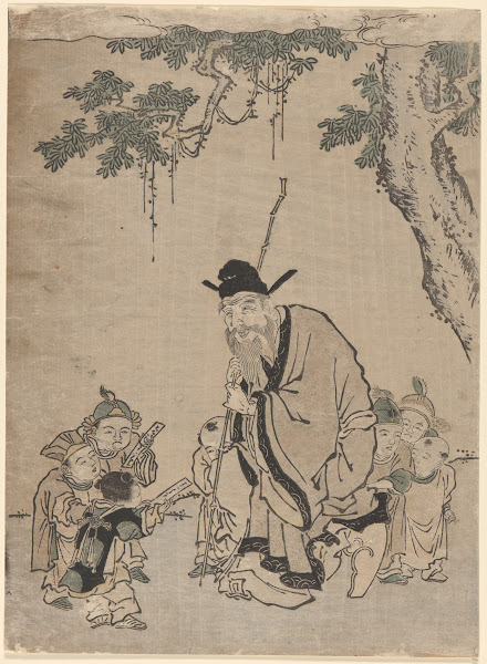 Old Sage Teaching a Moral 18th century