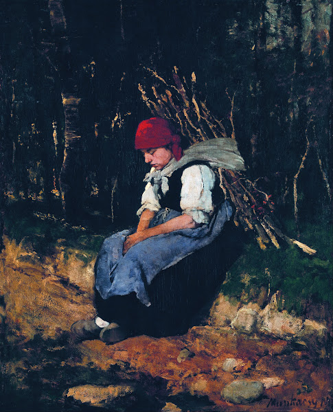 Woman Carrying Faggot 1873
