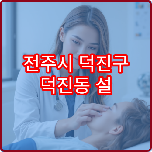 전주시 덕진구 덕진동 설 연휴 이비인후과 진료 가능한 병원 찾기