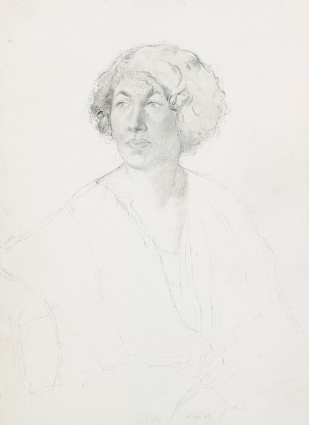 Portrait of the artists wife Lydia Vytchegjanine