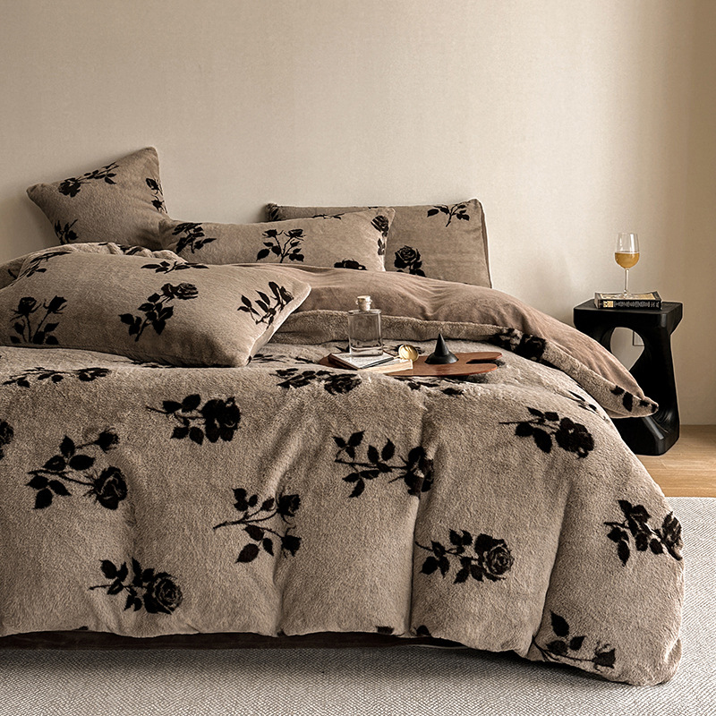 Milk Fiber Bedding Set, Winter, Antistatic