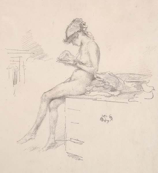 The Little Nude Model Reading 1890