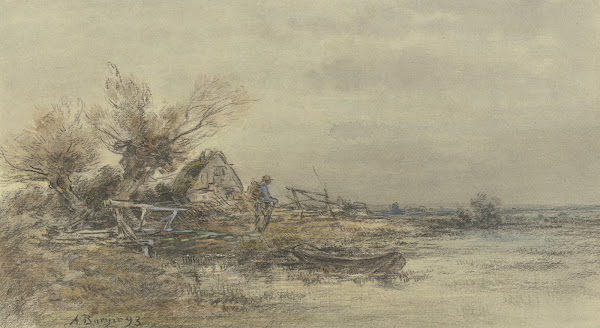 Fishermans house by the water 1893