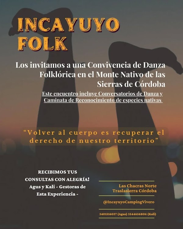 Incayuyo Folk Campamento de Danza