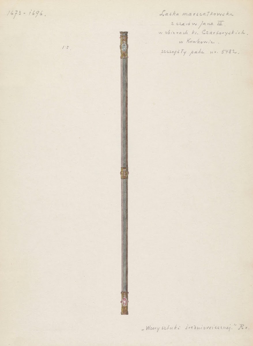 Marshals Baton Of King Jan Sobieski From The Collection Of The Princes Czartorys