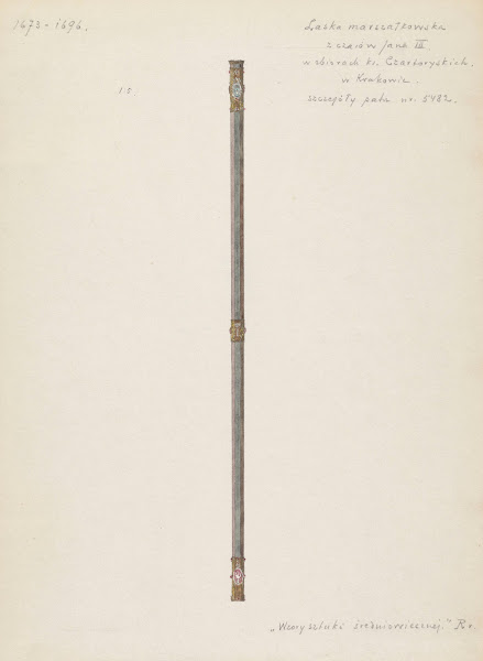 Marshals Baton Of King Jan Sobieski From The Collection Of The Princes Czartorys