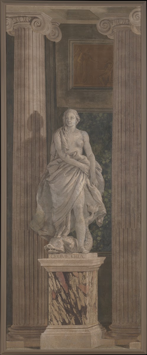 Allegorical Figure Representing Geometry 1760