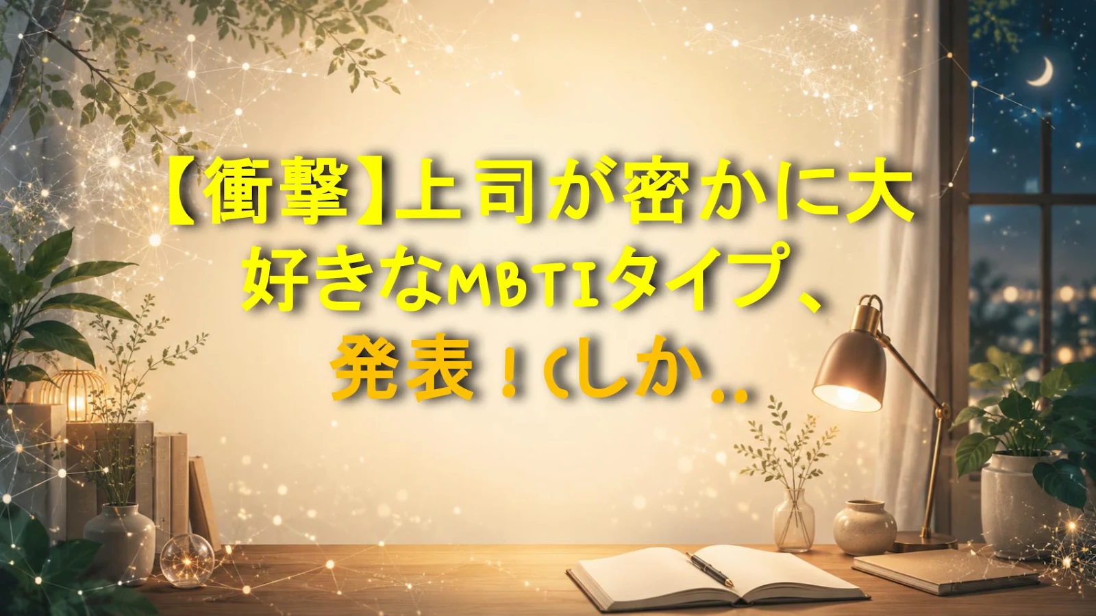 【衝撃】上司が密かに大好きなMBTIタイプ、発表！(しかもあなたの想像とは違う！)