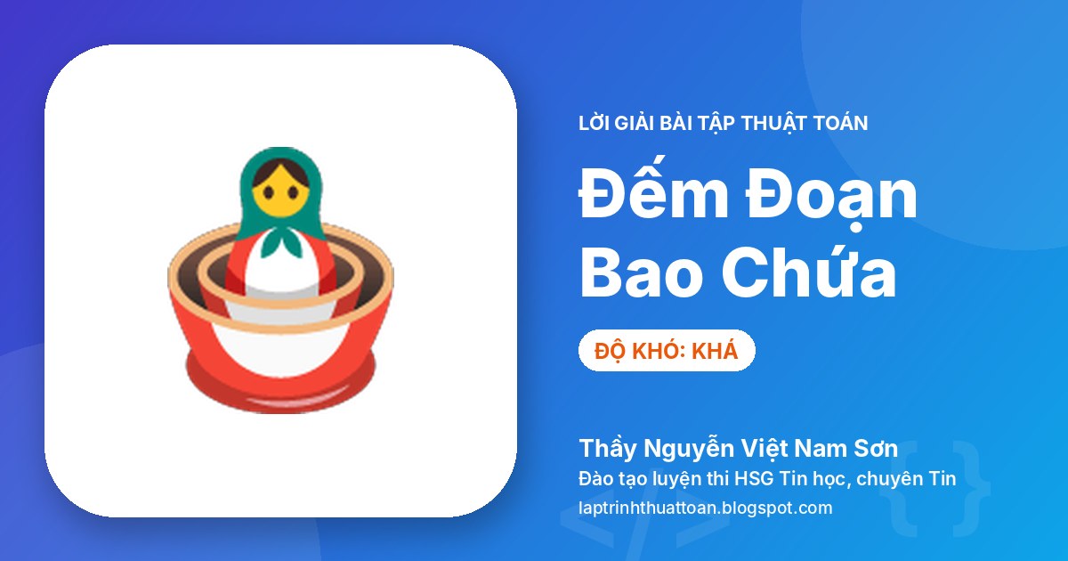 Đếm Đoạn Bao Chứa