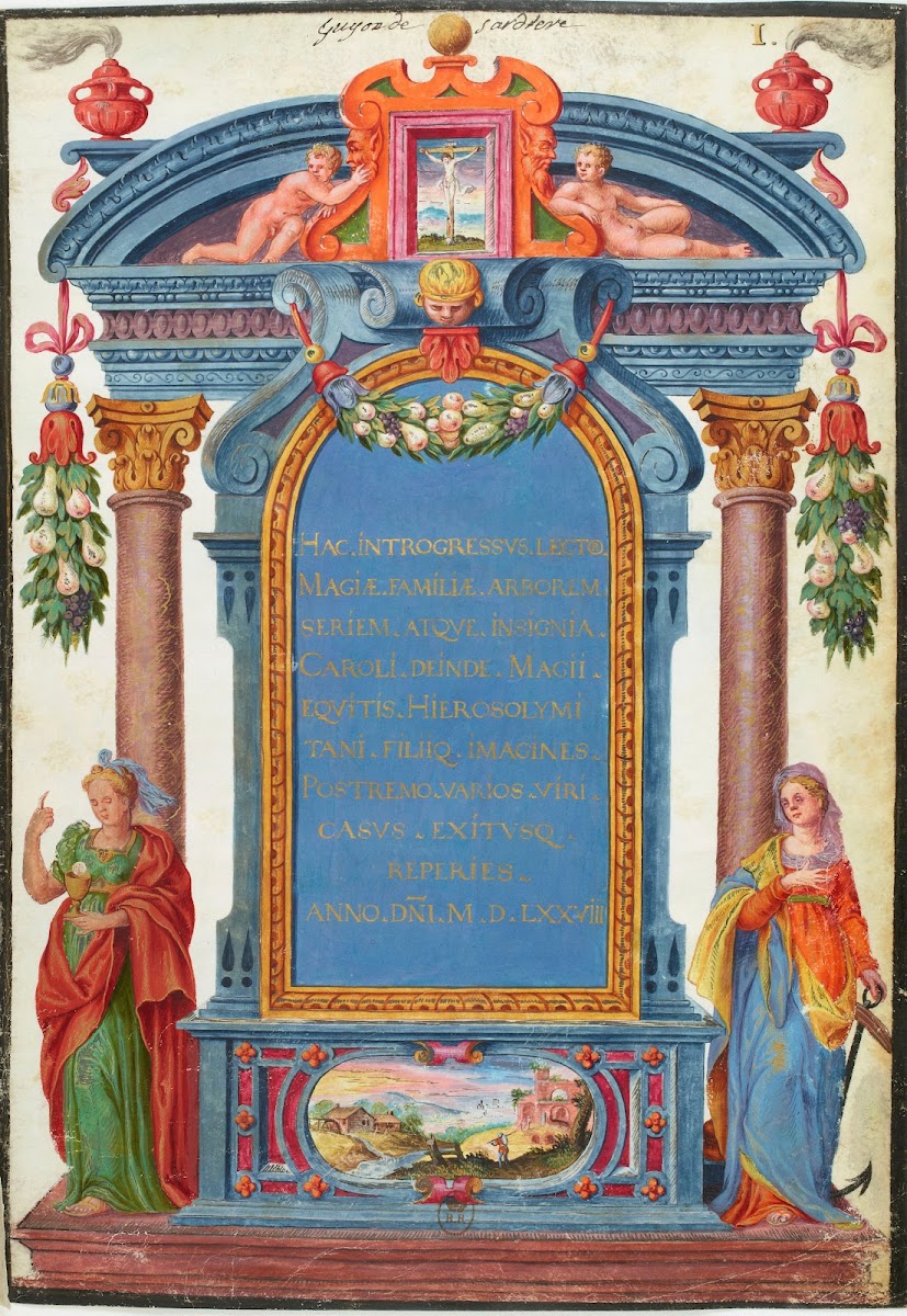Frontispice peint 1578
