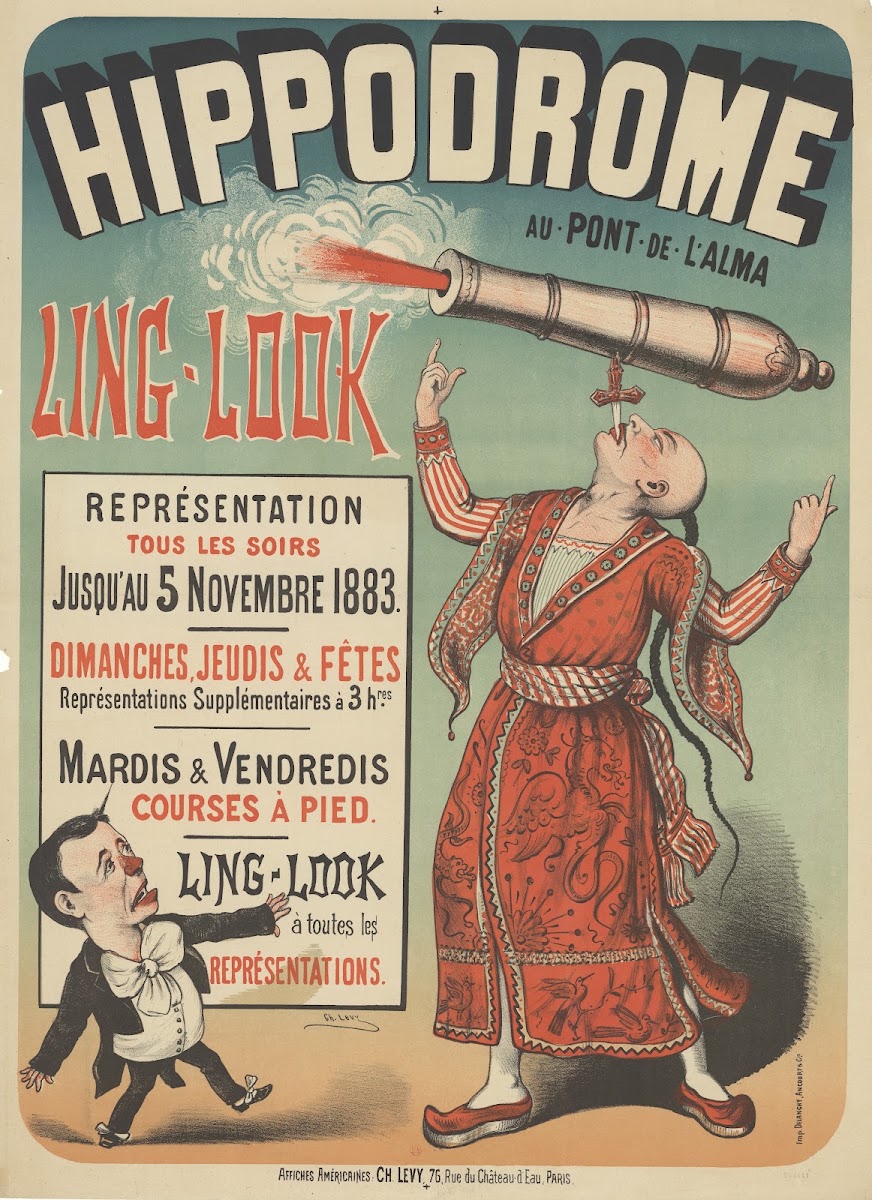 Hippodrome au Pont de lAlma Ling Look repésentation tous les soirs jusquau 5 nov