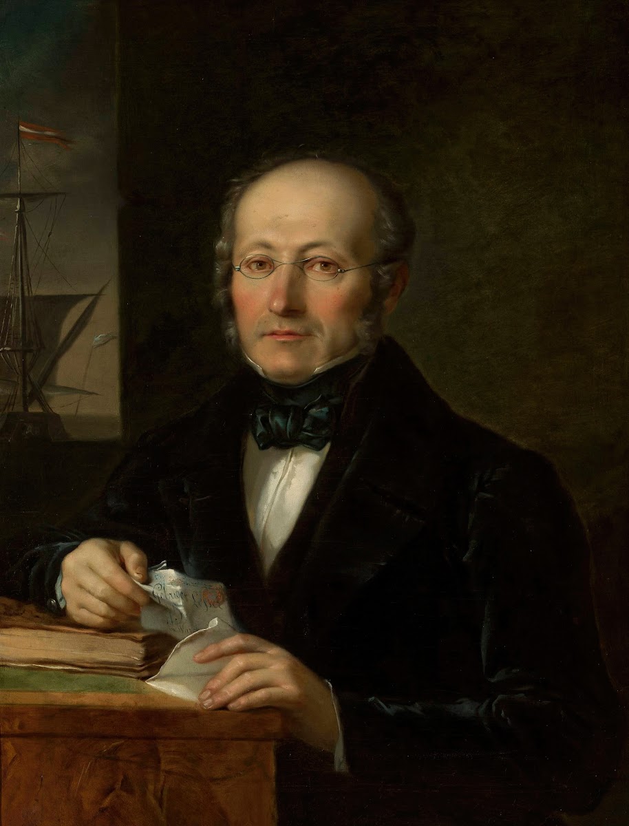 Portrait of the artists father Levy Lesser circa 1850