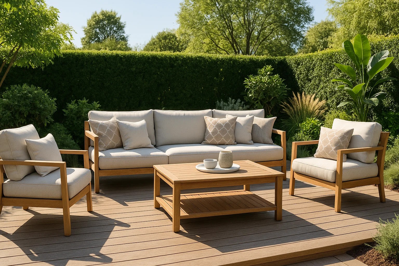 Guide complet du coussin extérieur : matière, imperméabilité, entretien et confort
