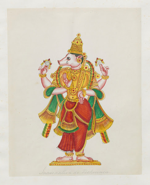 Paintings from the Chidambaram Shrine Pl007 1820 1830