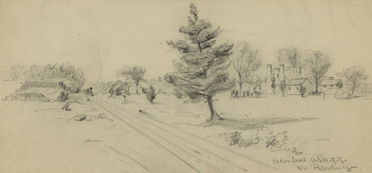 Cedar Level USMRR Nr Petersburg 1860 1865