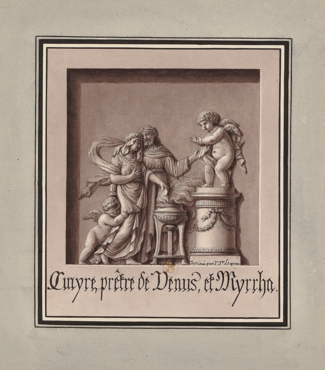 Cinyre prêtre de Vénus et Myrrha 1777 1825