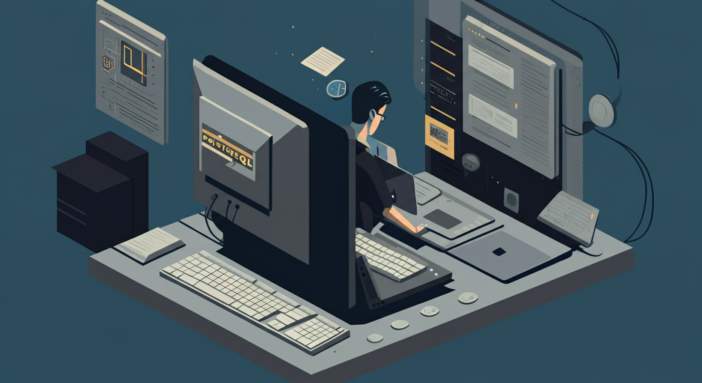 AI 생성 이미지: PostgreSQL 연결 풀 고갈 현상, 트러블슈팅 및 튜닝 가이드