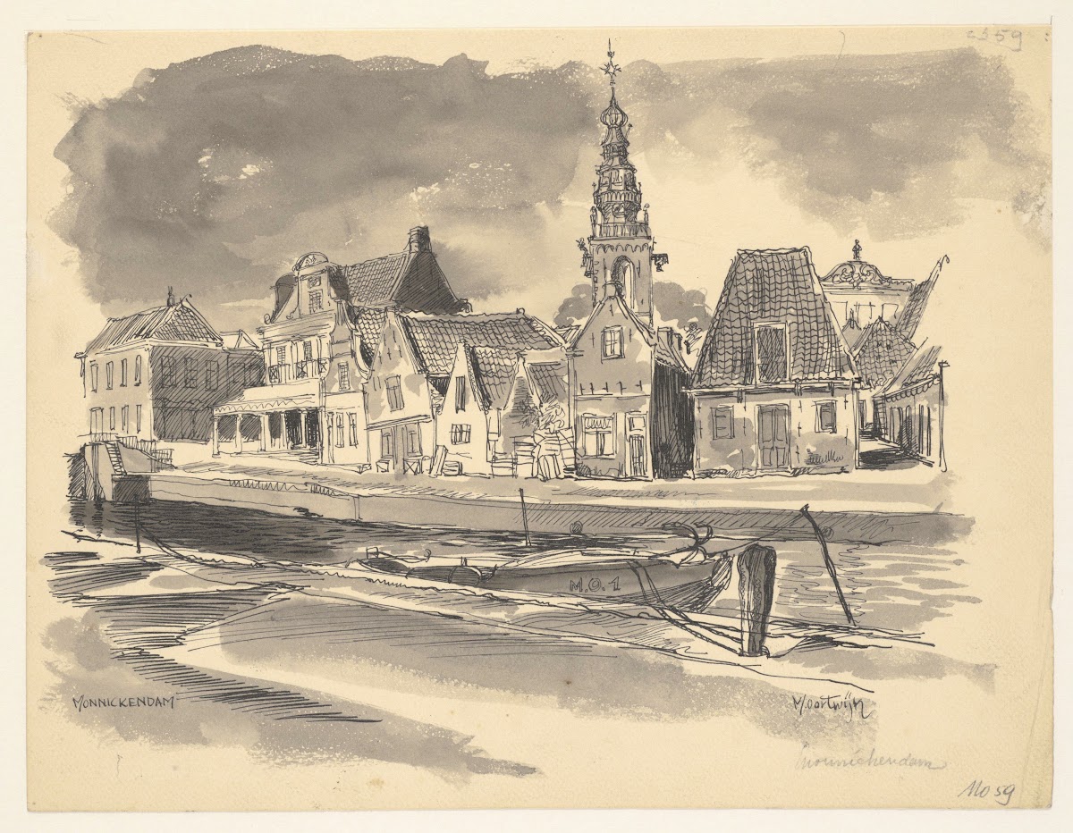 Kade waag en speeltoren 1950