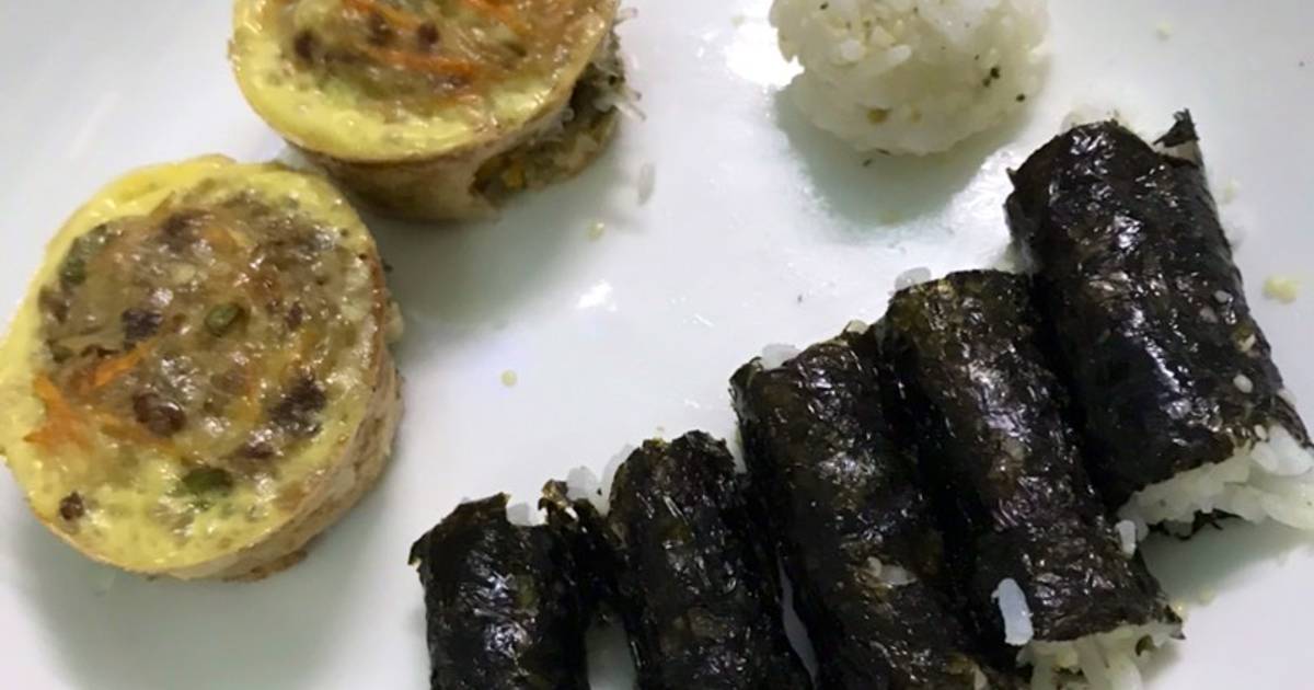Chả trứng nướng cho bé