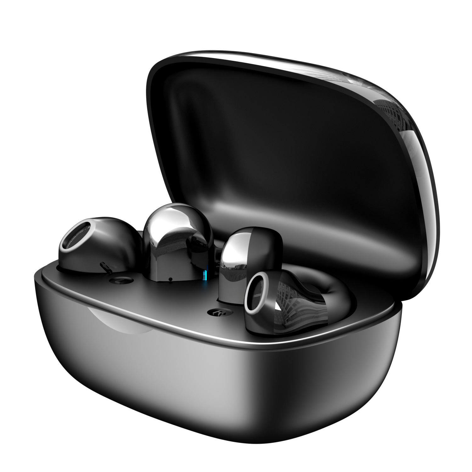 Bone conduction Bluetooth headphones, open, ear hook