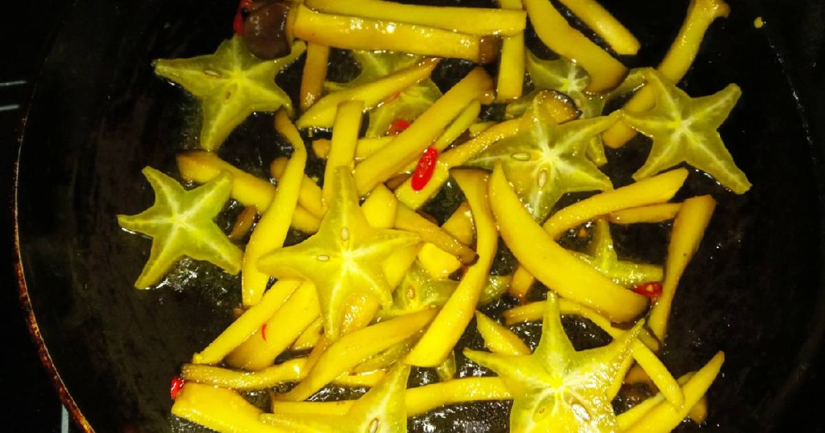 Nấm đùi gà xào khế chua