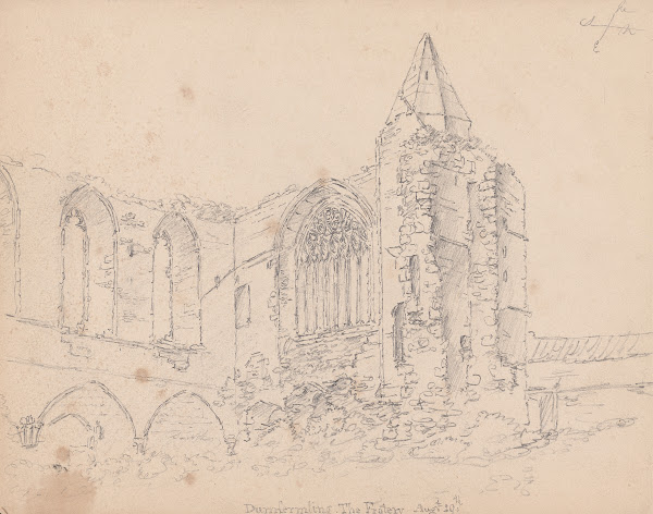 Dunfermline The Ruined Refectory 1792