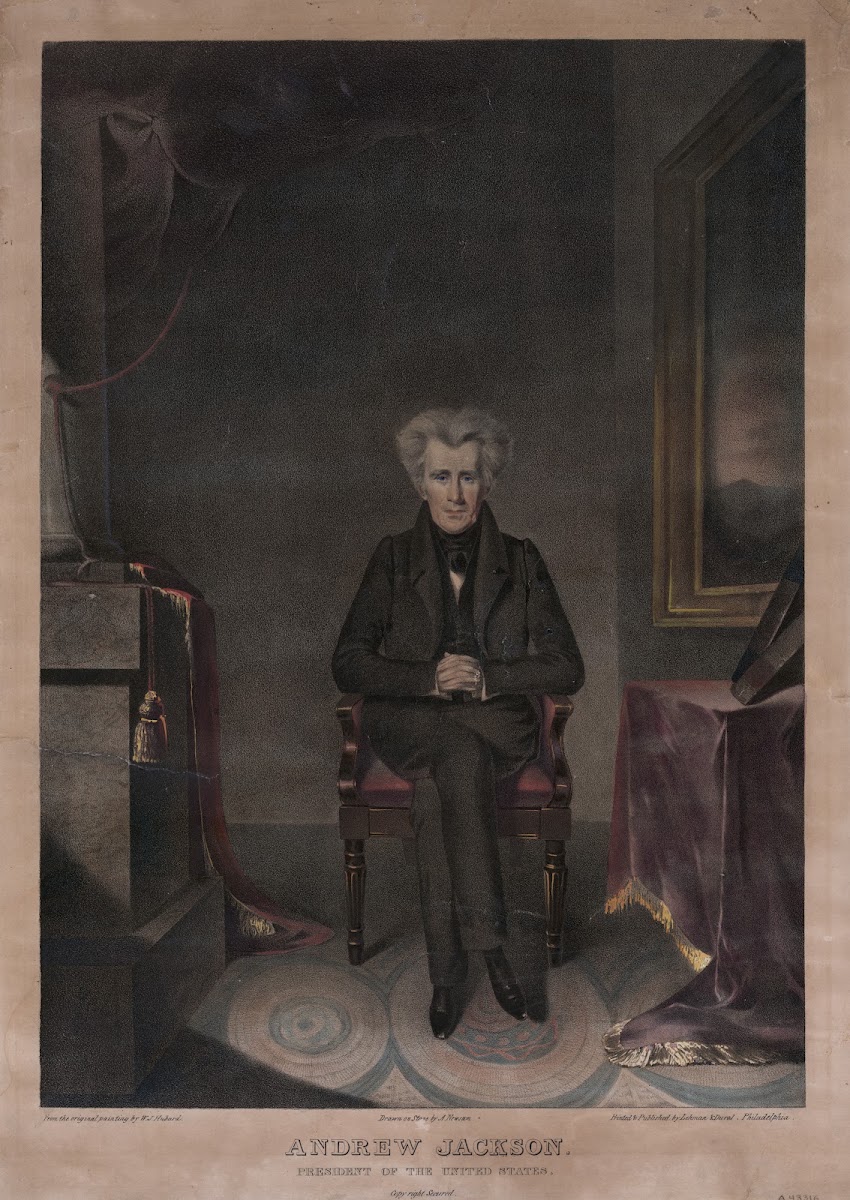 Andrew Jackson president of the United States 1833