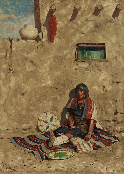 Pueblo Scene 1901