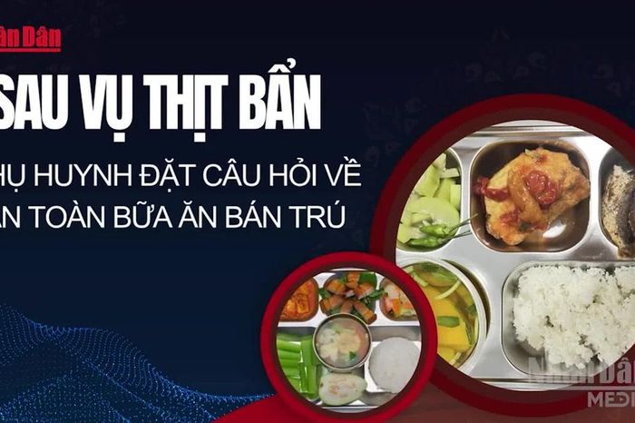 Sau vụ thịt bẩn, phụ huynh đặt câu hỏi về an toàn bữa ăn bán trú - Báo Nhân Dân