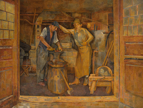 In a forging shop 1937