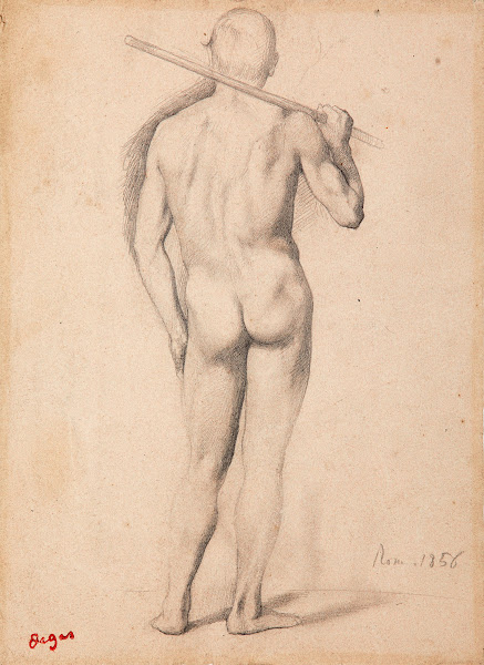 Homme vu de dos étude 1856