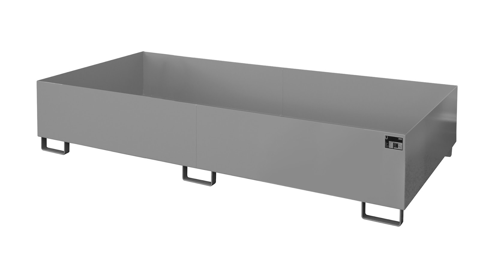 Stellingopvangbak RW 2700-3, gelakt, Muisgrijs