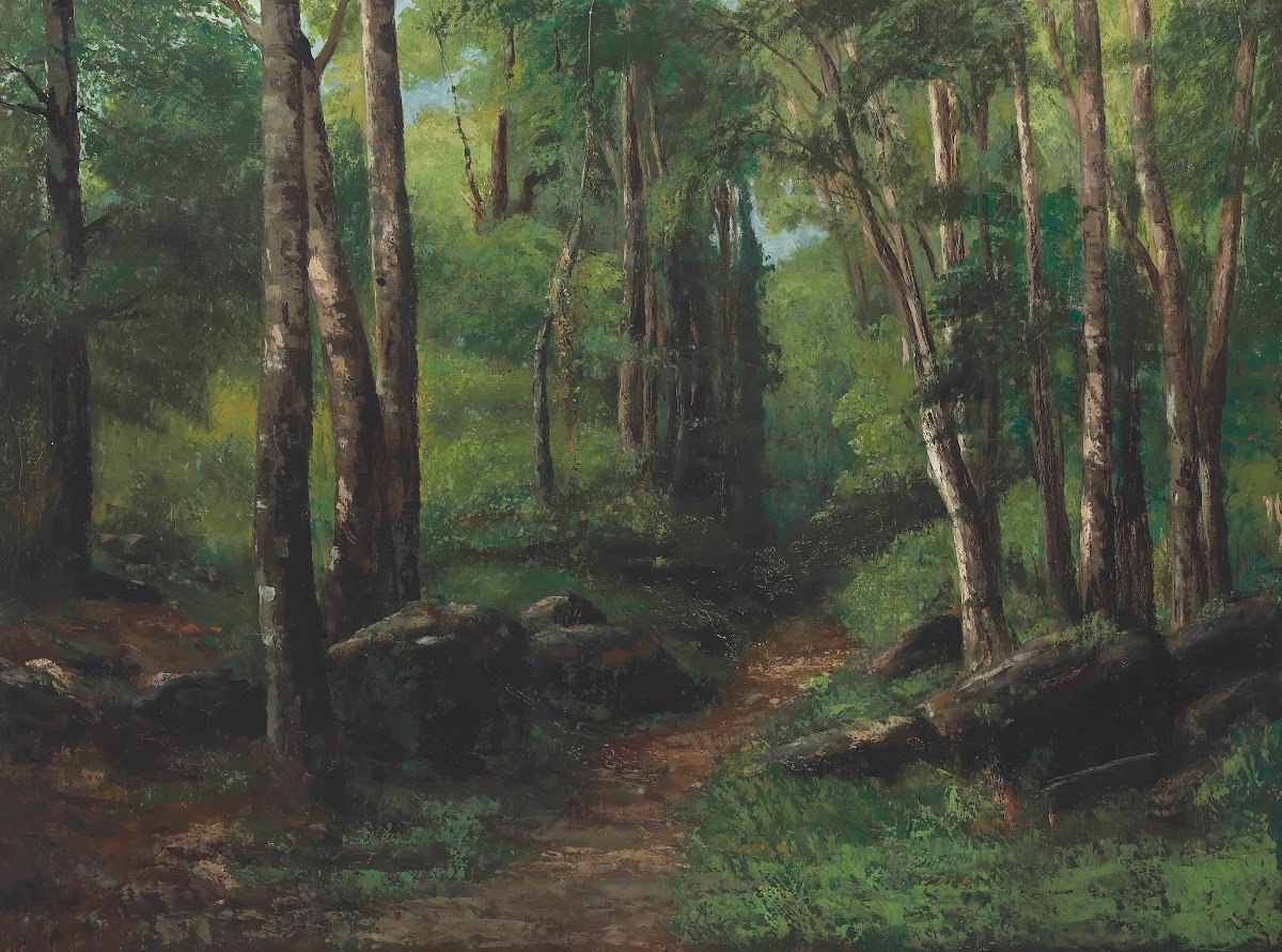 Path Through The Forest circa 1860