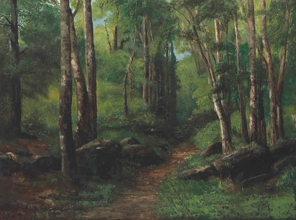 Path Through The Forest circa 1860