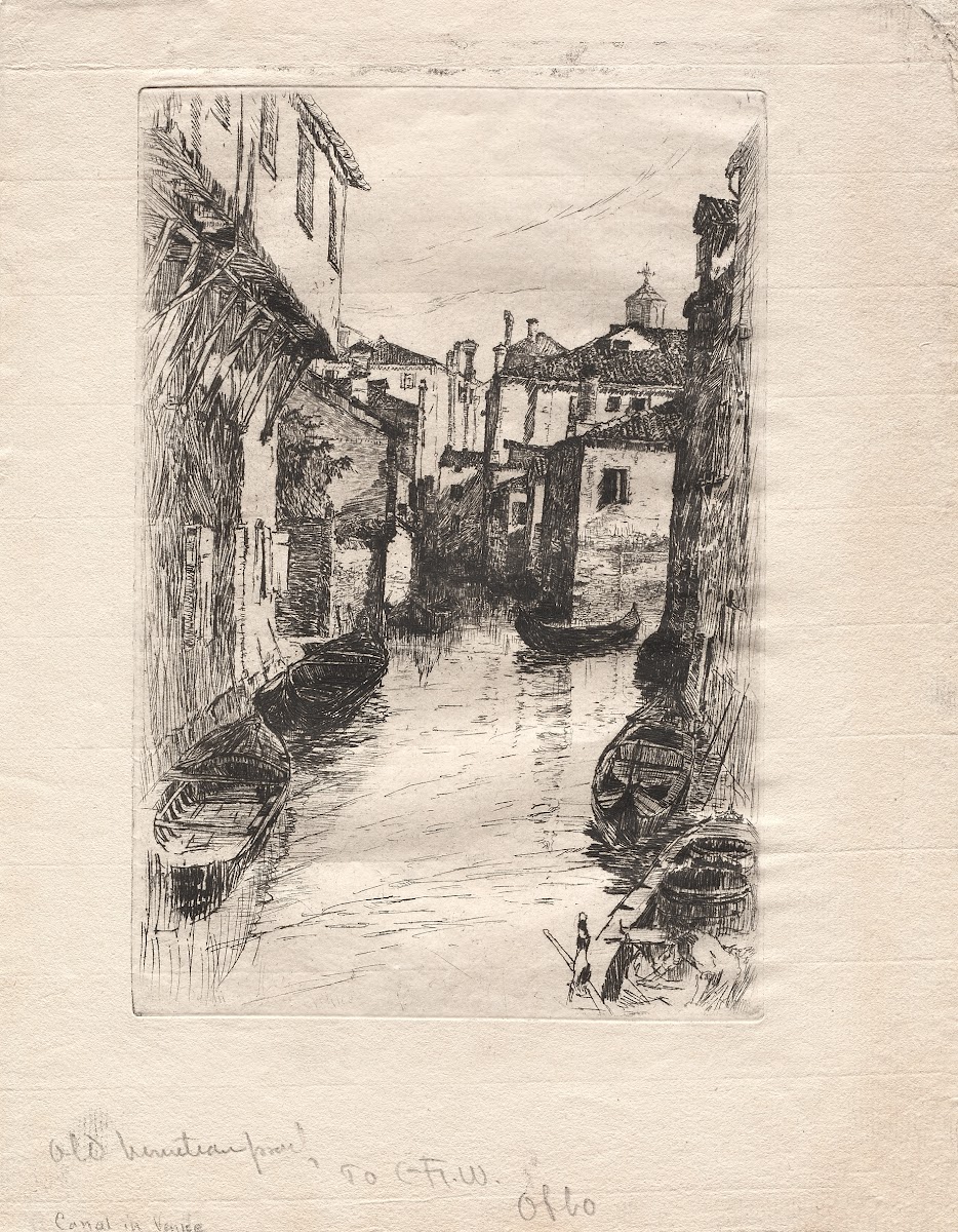 Canal In Venice 1880