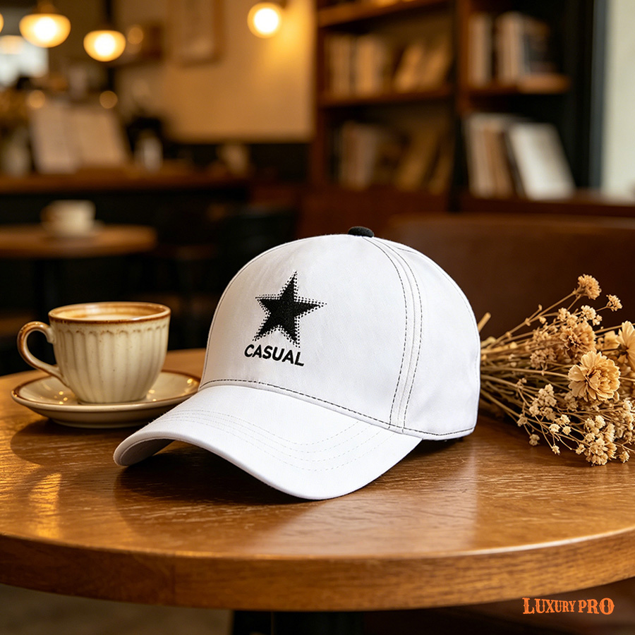 3D Adult Baseball Cap - Unlined, 6-Pore, Unrealistic Stitching